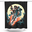 Retro Mando - Shower Curtain