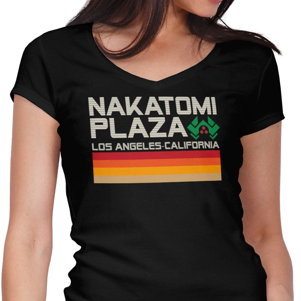 Retro Plaza - Women's V-Neck