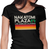 Retro Plaza - Women's V-Neck