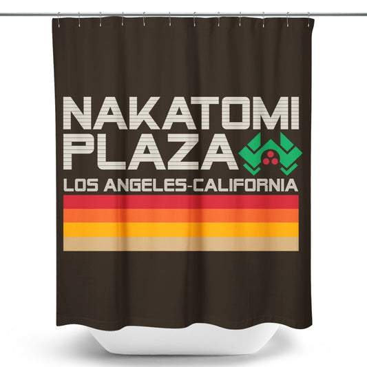 Retro Plaza - Shower Curtain
