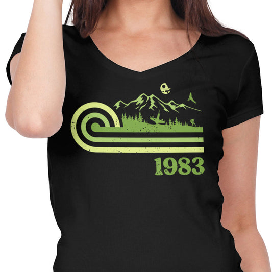 Retro Return - Women's V-Neck