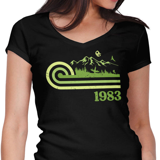 Retro Return - Women's V-Neck