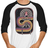 Retro Voyage - 3/4 Sleeve Raglan T-Shirt