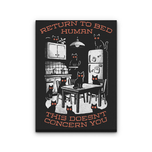 Return to Bed - Canvas Print