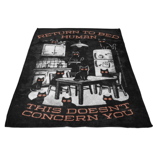 Return to Bed - Fleece Blanket