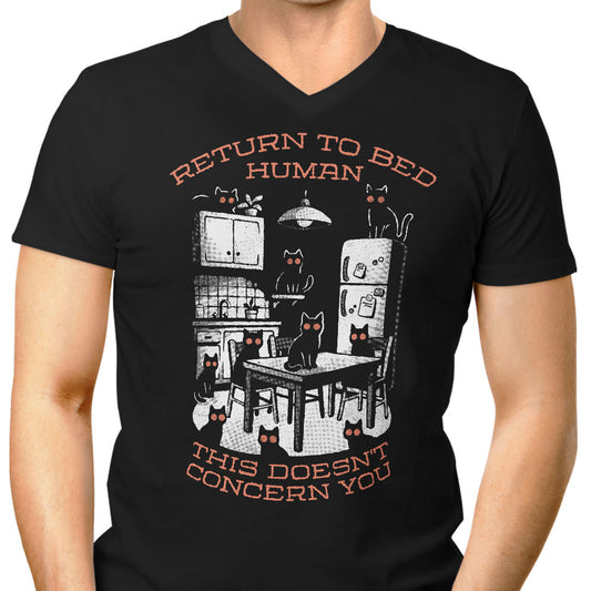 Return to Bed - Men's V-Neck
