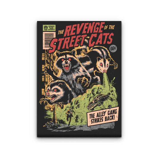 Revenge of the Street Cats - Canvas Print