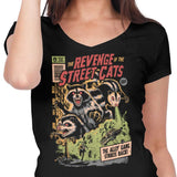 Revenge of the Street Cats - Women's V-Neck