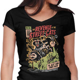 Revenge of the Street Cats - Women's V-Neck