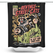Revenge of the Street Cats - Shower Curtain