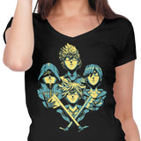 Rhapsody Hearts - Women's V-Neck