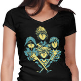 Rhapsody Hearts - Women's V-Neck