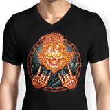 Rider From Hell - Men's V-Neck