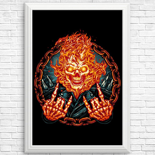 Rider From Hell - Posters & Prints
