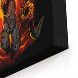 Rip the Demon - Canvas Print
