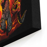 Rip the Demon - Canvas Print