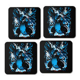Roaring Blue Flames - Coasters