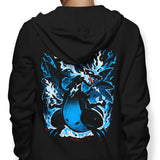 Roaring Blue Flames - Hoodie