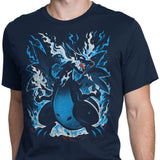Roaring Blue Flames - Men's Apparel
