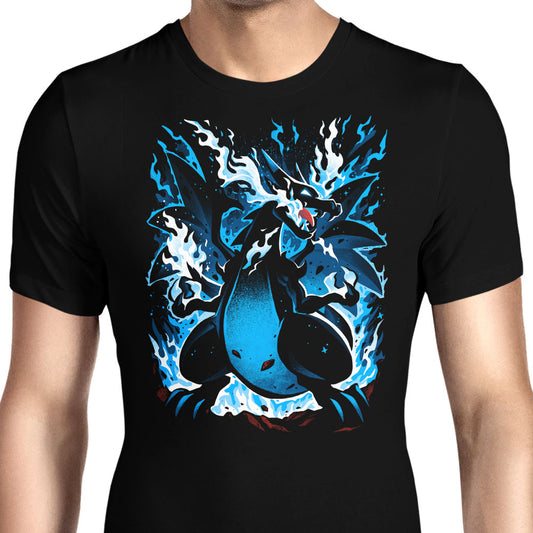 Roaring Blue Flames - Men's Apparel