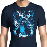 Roaring Blue Flames - Men's Apparel