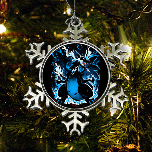 Roaring Blue Flames - Ornament