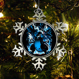 Roaring Blue Flames - Ornament