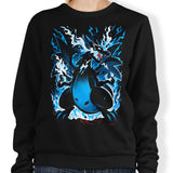 Roaring Blue Flames - Sweatshirt