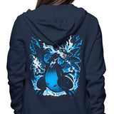 Roaring Blue Flames - Hoodie