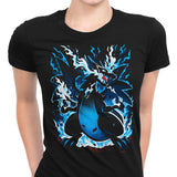 Roaring Blue Flames - Women's Apparel