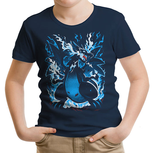 Roaring Blue Flames - Youth Apparel