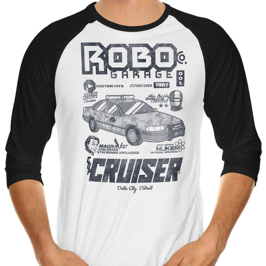 Robo Garage - 3/4 Sleeve Raglan T-Shirt