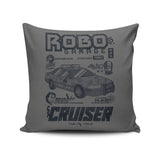Robo Garage - Throw Pillow
