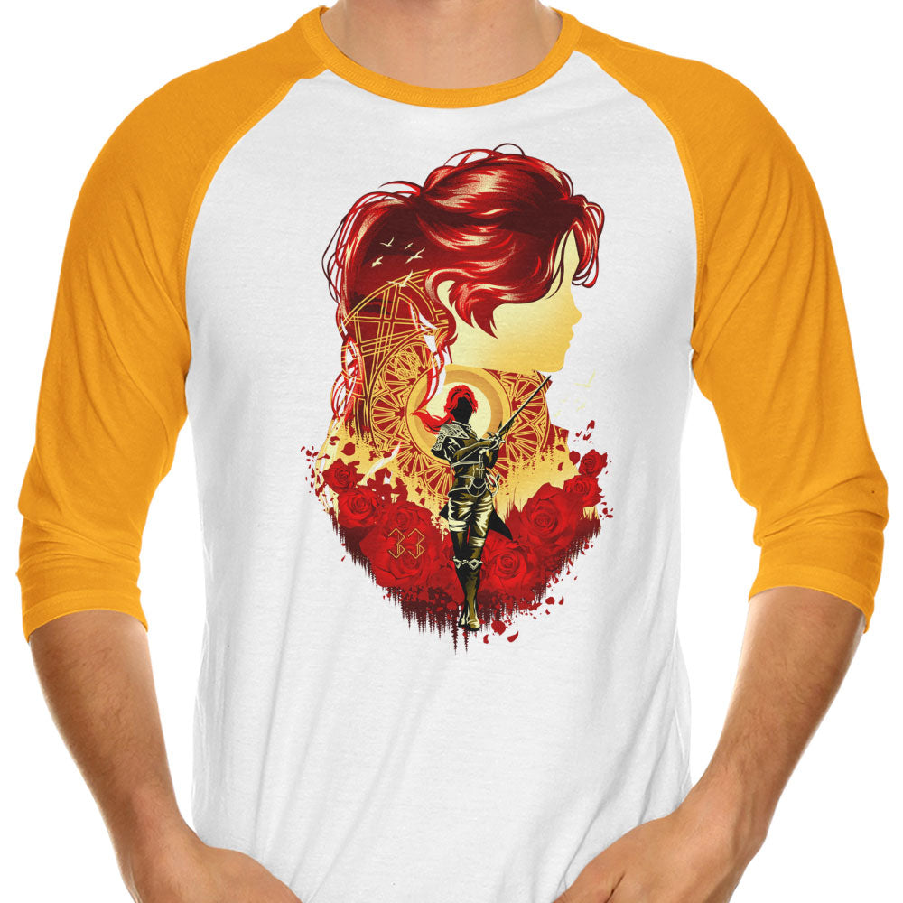 Rosebrand - 3/4 Sleeve Raglan T-Shirt