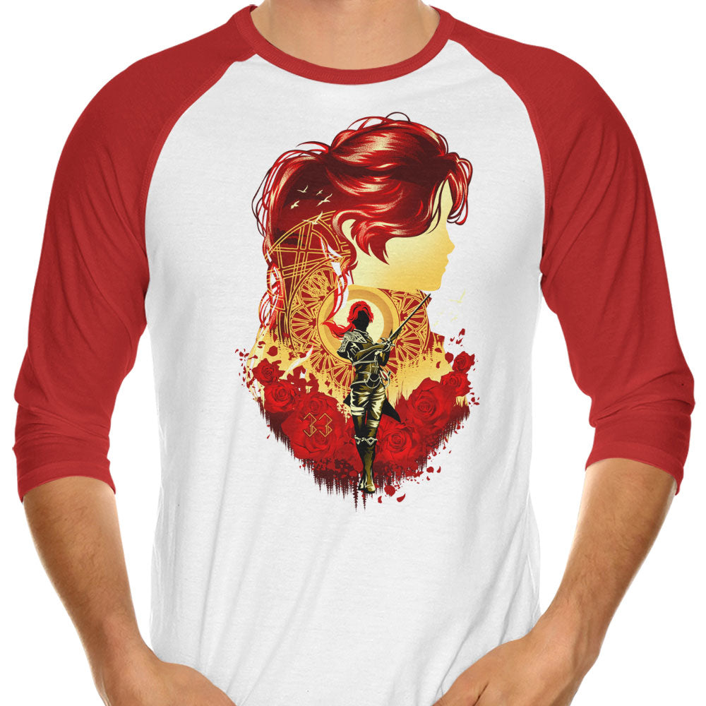 Rosebrand - 3/4 Sleeve Raglan T-Shirt