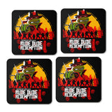 Rude Dude Redemption - Coasters