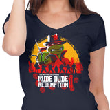 Rude Dude Redemption - Women's V-Neck
