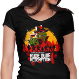 Rude Dude Redemption - Women's V-Neck