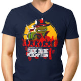 Rude Dude Redemption - Men's V-Neck
