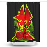 Ruler of the Airwaves - Shower Curtain
