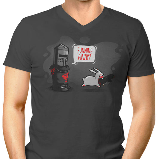 Running Away - Men's V-Neck