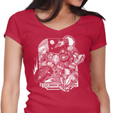 Running in Space - Women's V-Neck