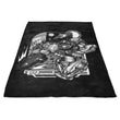 Running in Space - Fleece Blanket