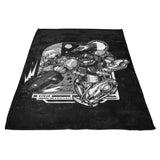 Running in Space - Fleece Blanket