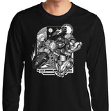 Running in Space - Long Sleeve T-Shirt