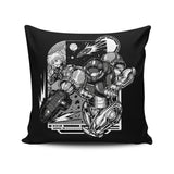 Running in Space - Throw Pillow