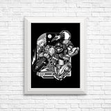 Running in Space - Posters & Prints