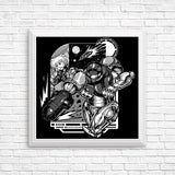 Running in Space - Posters & Prints