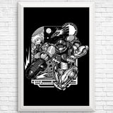 Running in Space - Posters & Prints