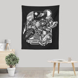 Running in Space - Wall Tapestry